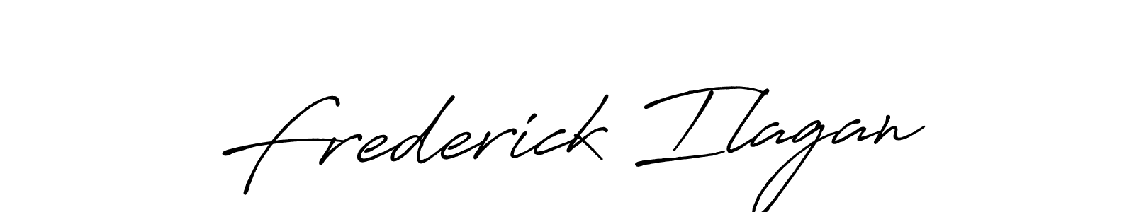 Make a beautiful signature design for name Frederick Ilagan. With this signature (Antro_Vectra_Bolder) style, you can create a handwritten signature for free. Frederick Ilagan signature style 7 images and pictures png