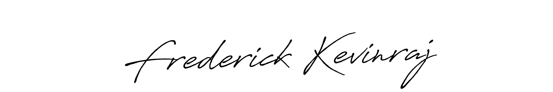 Make a short Frederick Kevinraj signature style. Manage your documents anywhere anytime using Antro_Vectra_Bolder. Create and add eSignatures, submit forms, share and send files easily. Frederick Kevinraj signature style 7 images and pictures png