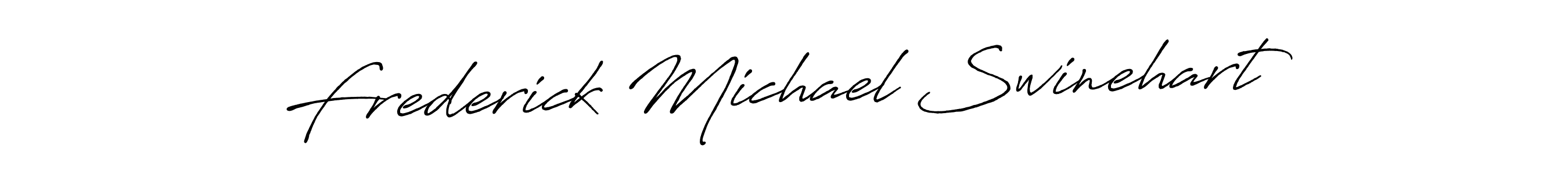 Also we have Frederick Michael Swinehart name is the best signature style. Create professional handwritten signature collection using Antro_Vectra_Bolder autograph style. Frederick Michael Swinehart signature style 7 images and pictures png