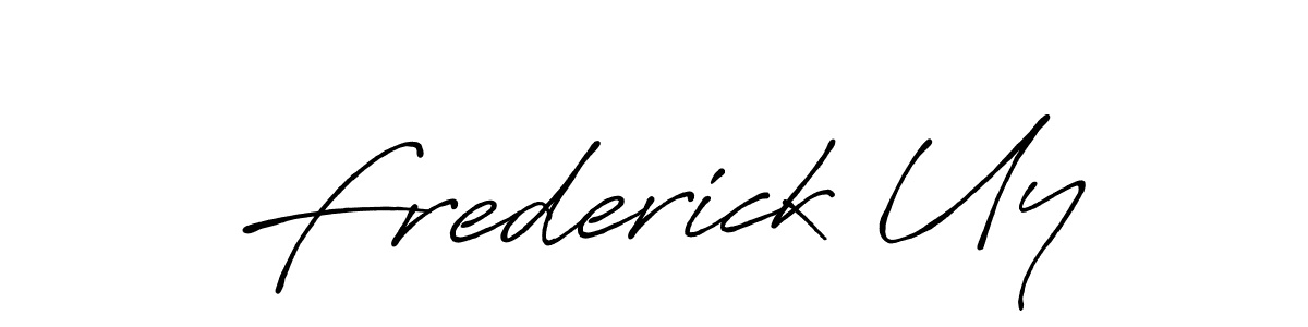 You can use this online signature creator to create a handwritten signature for the name Frederick Uy. This is the best online autograph maker. Frederick Uy signature style 7 images and pictures png