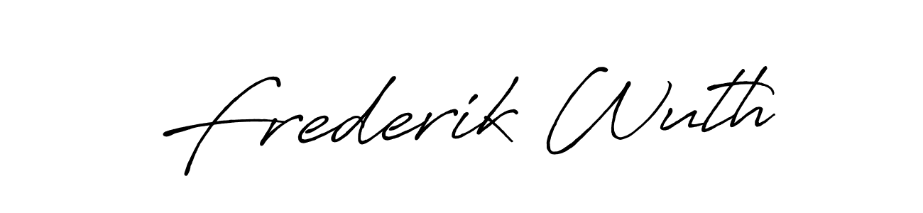 Antro_Vectra_Bolder is a professional signature style that is perfect for those who want to add a touch of class to their signature. It is also a great choice for those who want to make their signature more unique. Get Frederik Wuth name to fancy signature for free. Frederik Wuth signature style 7 images and pictures png