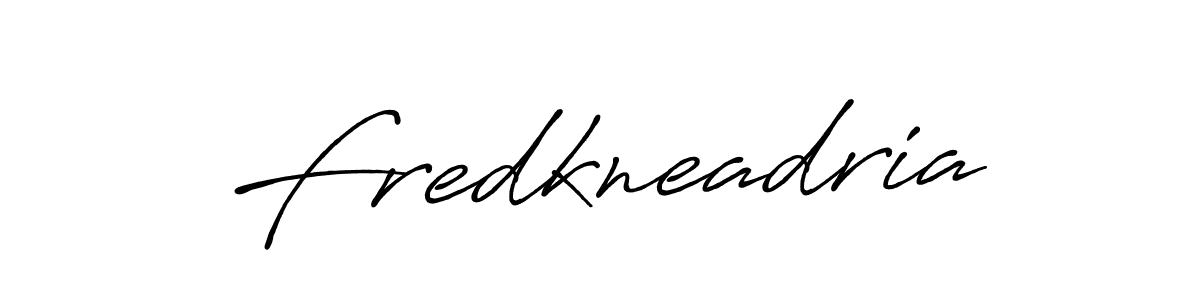 How to make Fredkneadria name signature. Use Antro_Vectra_Bolder style for creating short signs online. This is the latest handwritten sign. Fredkneadria signature style 7 images and pictures png