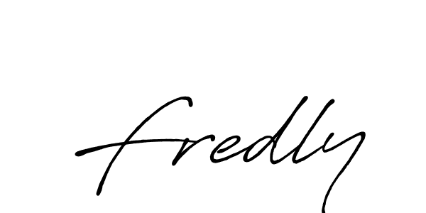 You should practise on your own different ways (Antro_Vectra_Bolder) to write your name (Fredly) in signature. don't let someone else do it for you. Fredly signature style 7 images and pictures png