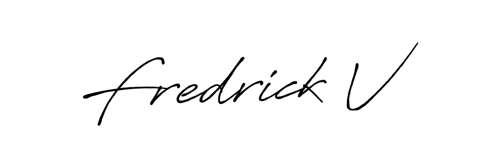 This is the best signature style for the Fredrick V name. Also you like these signature font (Antro_Vectra_Bolder). Mix name signature. Fredrick V signature style 7 images and pictures png