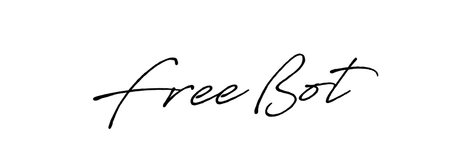 Create a beautiful signature design for name Free ßot. With this signature (Antro_Vectra_Bolder) fonts, you can make a handwritten signature for free. Free ßot signature style 7 images and pictures png