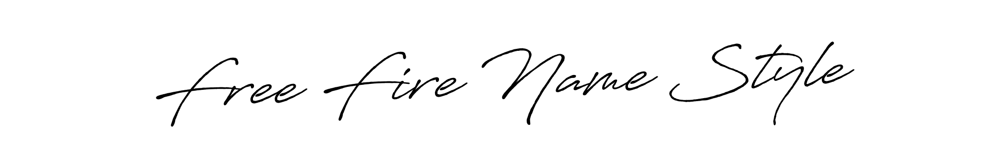 Create a beautiful signature design for name Free Fire Name Style. With this signature (Antro_Vectra_Bolder) fonts, you can make a handwritten signature for free. Free Fire Name Style signature style 7 images and pictures png