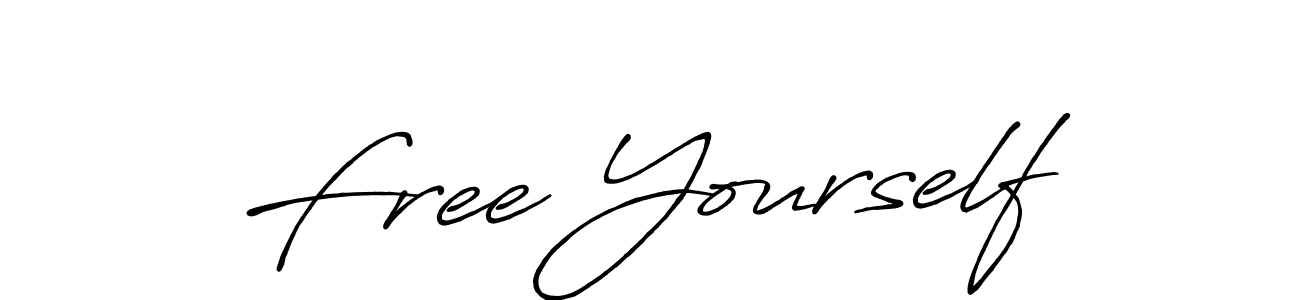 if you are searching for the best signature style for your name Free Yourself. so please give up your signature search. here we have designed multiple signature styles  using Antro_Vectra_Bolder. Free Yourself signature style 7 images and pictures png