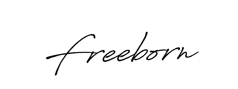 Use a signature maker to create a handwritten signature online. With this signature software, you can design (Antro_Vectra_Bolder) your own signature for name Freeborn. Freeborn signature style 7 images and pictures png