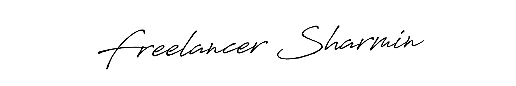 Use a signature maker to create a handwritten signature online. With this signature software, you can design (Antro_Vectra_Bolder) your own signature for name Freelancer Sharmin. Freelancer Sharmin signature style 7 images and pictures png