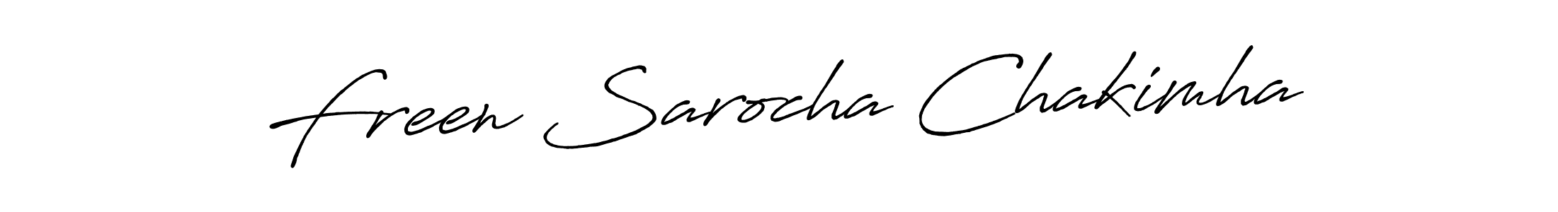 How to make Freen Sarocha Chakimha signature? Antro_Vectra_Bolder is a professional autograph style. Create handwritten signature for Freen Sarocha Chakimha name. Freen Sarocha Chakimha signature style 7 images and pictures png