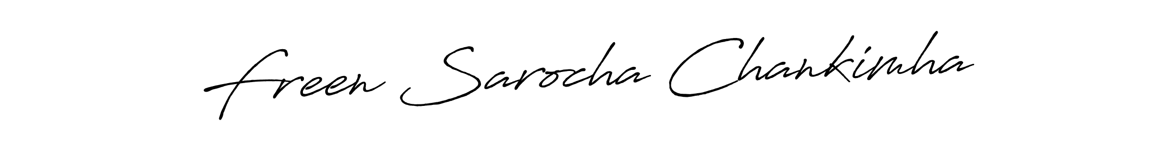 Make a short Freen Sarocha Chankimha signature style. Manage your documents anywhere anytime using Antro_Vectra_Bolder. Create and add eSignatures, submit forms, share and send files easily. Freen Sarocha Chankimha signature style 7 images and pictures png