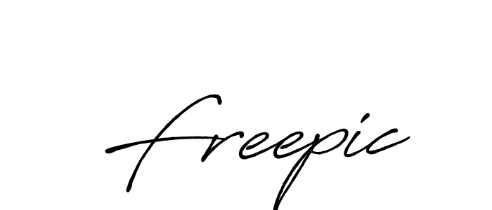 Also we have Freepic name is the best signature style. Create professional handwritten signature collection using Antro_Vectra_Bolder autograph style. Freepic signature style 7 images and pictures png