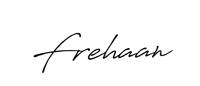 Design your own signature with our free online signature maker. With this signature software, you can create a handwritten (Antro_Vectra_Bolder) signature for name Frehaan. Frehaan signature style 7 images and pictures png