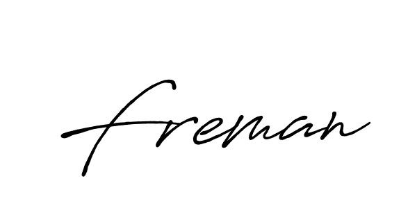 How to make Freman name signature. Use Antro_Vectra_Bolder style for creating short signs online. This is the latest handwritten sign. Freman signature style 7 images and pictures png