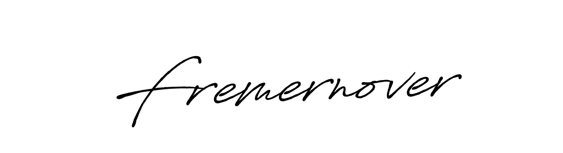 The best way (Antro_Vectra_Bolder) to make a short signature is to pick only two or three words in your name. The name Fremernover include a total of six letters. For converting this name. Fremernover signature style 7 images and pictures png