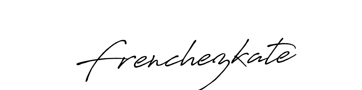 How to make Frenchezkate signature? Antro_Vectra_Bolder is a professional autograph style. Create handwritten signature for Frenchezkate name. Frenchezkate signature style 7 images and pictures png