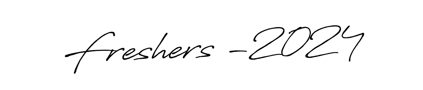 Use a signature maker to create a handwritten signature online. With this signature software, you can design (Antro_Vectra_Bolder) your own signature for name Freshers -2024. Freshers -2024 signature style 7 images and pictures png