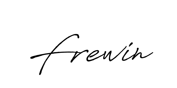 Also You can easily find your signature by using the search form. We will create Frewin name handwritten signature images for you free of cost using Antro_Vectra_Bolder sign style. Frewin signature style 7 images and pictures png