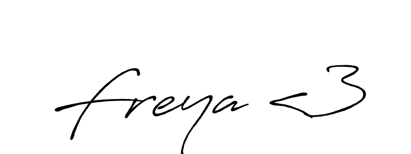 It looks lik you need a new signature style for name Freya <3. Design unique handwritten (Antro_Vectra_Bolder) signature with our free signature maker in just a few clicks. Freya <3 signature style 7 images and pictures png