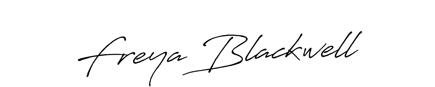How to make Freya Blackwell name signature. Use Antro_Vectra_Bolder style for creating short signs online. This is the latest handwritten sign. Freya Blackwell signature style 7 images and pictures png