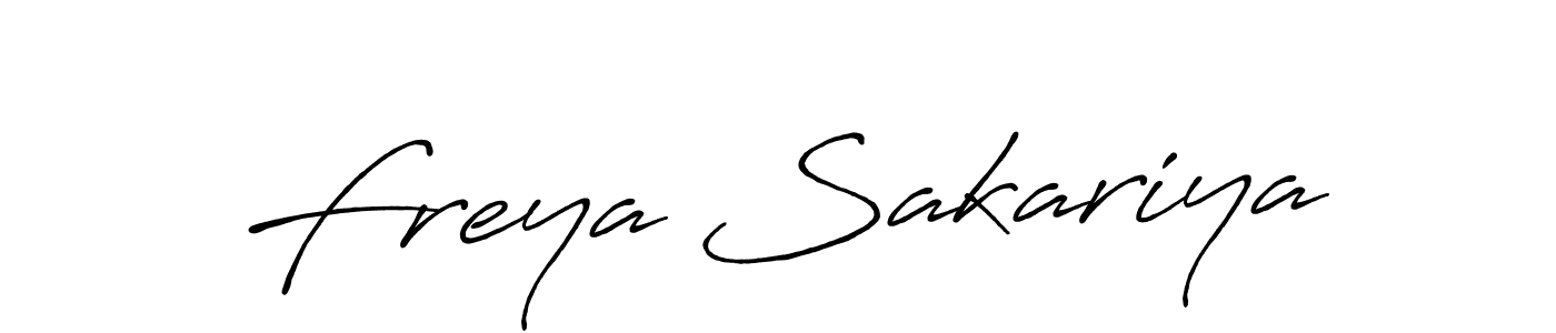 Similarly Antro_Vectra_Bolder is the best handwritten signature design. Signature creator online .You can use it as an online autograph creator for name Freya Sakariya. Freya Sakariya signature style 7 images and pictures png