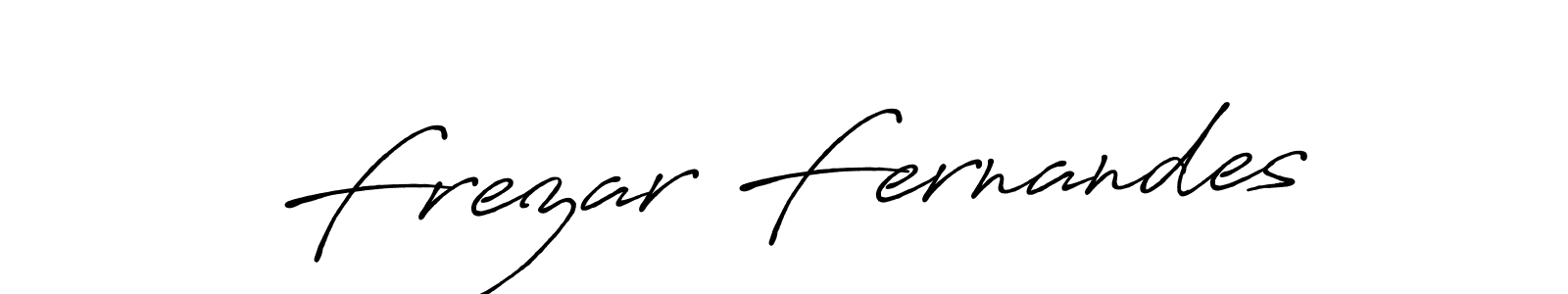 How to make Frezar Fernandes signature? Antro_Vectra_Bolder is a professional autograph style. Create handwritten signature for Frezar Fernandes name. Frezar Fernandes signature style 7 images and pictures png