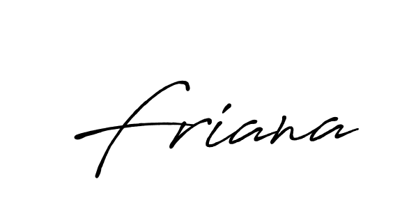 How to make Friana signature? Antro_Vectra_Bolder is a professional autograph style. Create handwritten signature for Friana name. Friana signature style 7 images and pictures png