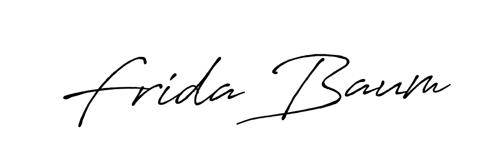 Once you've used our free online signature maker to create your best signature Antro_Vectra_Bolder style, it's time to enjoy all of the benefits that Frida Baum name signing documents. Frida Baum signature style 7 images and pictures png