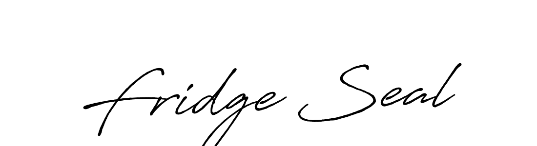 Use a signature maker to create a handwritten signature online. With this signature software, you can design (Antro_Vectra_Bolder) your own signature for name Fridge Seal. Fridge Seal signature style 7 images and pictures png