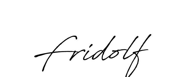 Make a beautiful signature design for name Fridolf. With this signature (Antro_Vectra_Bolder) style, you can create a handwritten signature for free. Fridolf signature style 7 images and pictures png