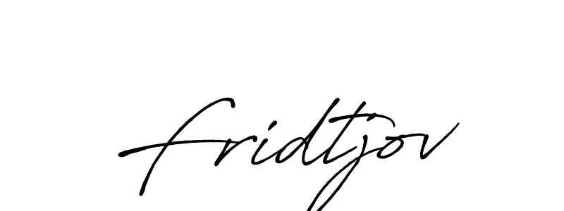 Fridtjov stylish signature style. Best Handwritten Sign (Antro_Vectra_Bolder) for my name. Handwritten Signature Collection Ideas for my name Fridtjov. Fridtjov signature style 7 images and pictures png