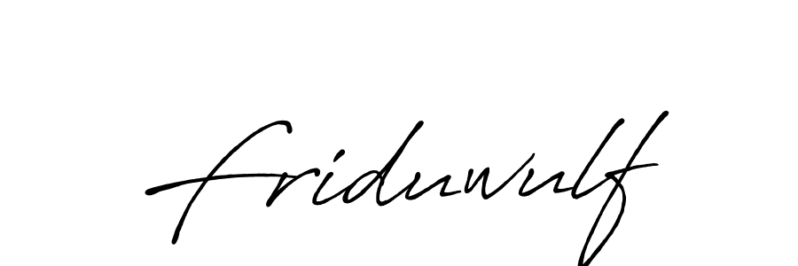 Design your own signature with our free online signature maker. With this signature software, you can create a handwritten (Antro_Vectra_Bolder) signature for name Friduwulf. Friduwulf signature style 7 images and pictures png