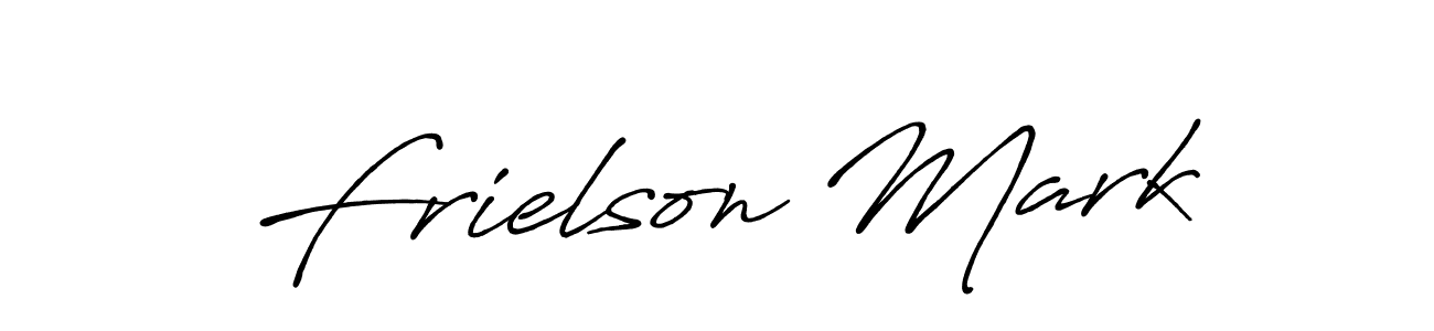 Antro_Vectra_Bolder is a professional signature style that is perfect for those who want to add a touch of class to their signature. It is also a great choice for those who want to make their signature more unique. Get Frielson Mark name to fancy signature for free. Frielson Mark signature style 7 images and pictures png