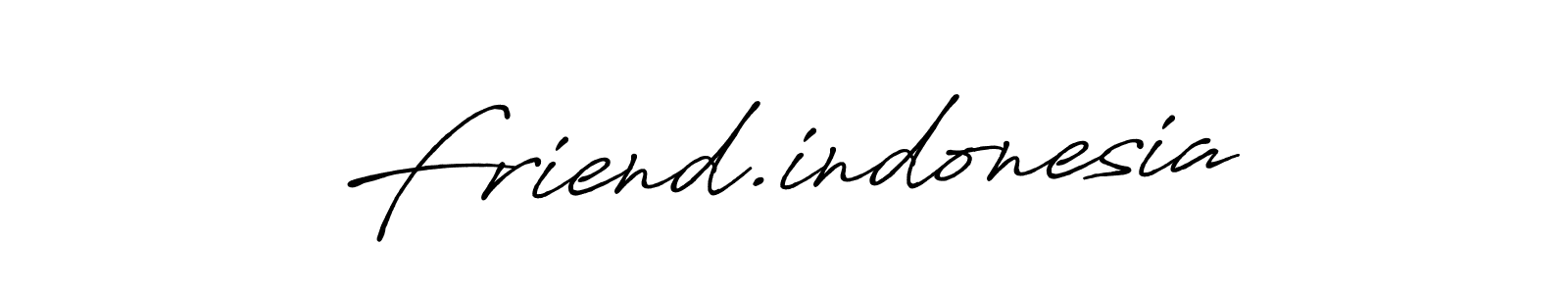 Make a beautiful signature design for name Friend.indonesia. Use this online signature maker to create a handwritten signature for free. Friend.indonesia signature style 7 images and pictures png