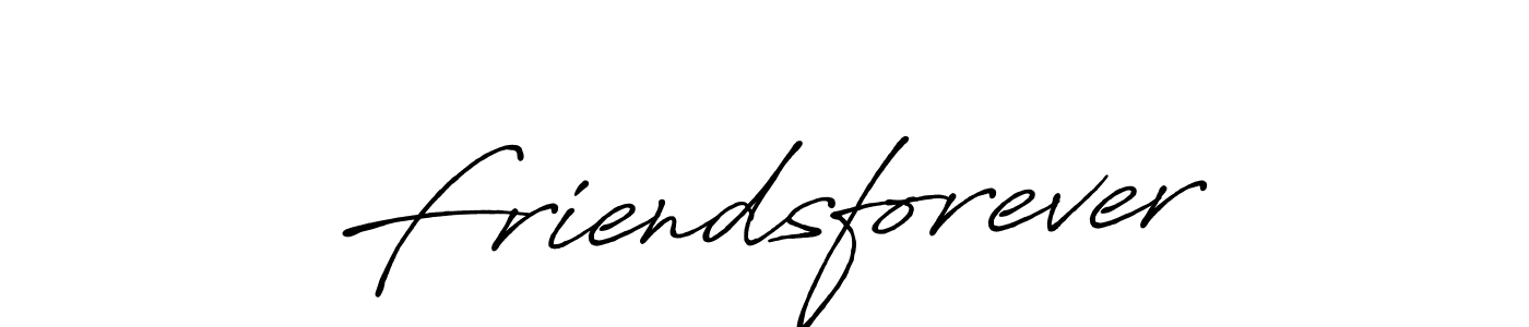 Make a beautiful signature design for name Friendsforever. With this signature (Antro_Vectra_Bolder) style, you can create a handwritten signature for free. Friendsforever signature style 7 images and pictures png