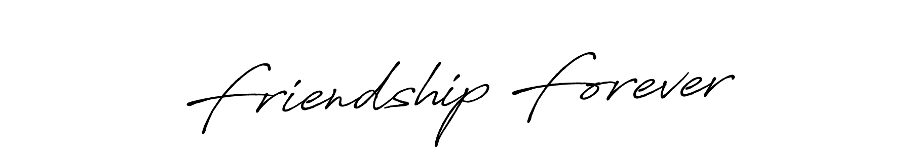 How to make Friendship Forever signature? Antro_Vectra_Bolder is a professional autograph style. Create handwritten signature for Friendship Forever name. Friendship Forever signature style 7 images and pictures png