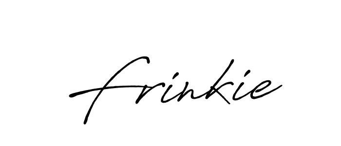 It looks lik you need a new signature style for name Frinkie. Design unique handwritten (Antro_Vectra_Bolder) signature with our free signature maker in just a few clicks. Frinkie signature style 7 images and pictures png