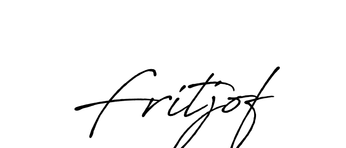 How to make Fritjof signature? Antro_Vectra_Bolder is a professional autograph style. Create handwritten signature for Fritjof name. Fritjof signature style 7 images and pictures png