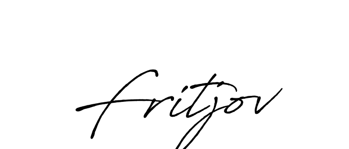 Fritjov stylish signature style. Best Handwritten Sign (Antro_Vectra_Bolder) for my name. Handwritten Signature Collection Ideas for my name Fritjov. Fritjov signature style 7 images and pictures png