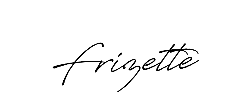 Also You can easily find your signature by using the search form. We will create Frizette name handwritten signature images for you free of cost using Antro_Vectra_Bolder sign style. Frizette signature style 7 images and pictures png