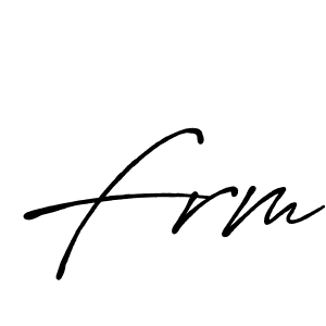 Also You can easily find your signature by using the search form. We will create Frm name handwritten signature images for you free of cost using Antro_Vectra_Bolder sign style. Frm signature style 7 images and pictures png