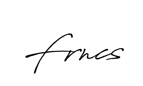 Make a beautiful signature design for name Frncs. With this signature (Antro_Vectra_Bolder) style, you can create a handwritten signature for free. Frncs signature style 7 images and pictures png