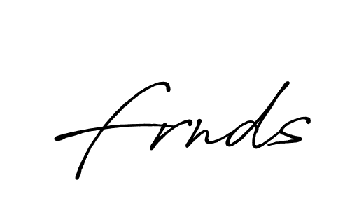 The best way (Antro_Vectra_Bolder) to make a short signature is to pick only two or three words in your name. The name Frnds include a total of six letters. For converting this name. Frnds signature style 7 images and pictures png