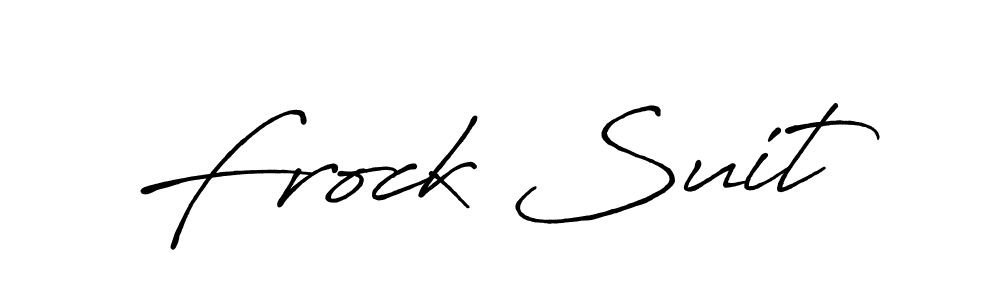 How to make Frock Suit name signature. Use Antro_Vectra_Bolder style for creating short signs online. This is the latest handwritten sign. Frock Suit signature style 7 images and pictures png