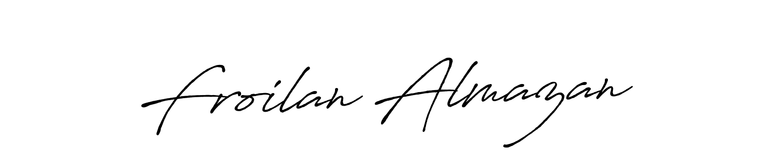 The best way (Antro_Vectra_Bolder) to make a short signature is to pick only two or three words in your name. The name Froilan Almazan include a total of six letters. For converting this name. Froilan Almazan signature style 7 images and pictures png