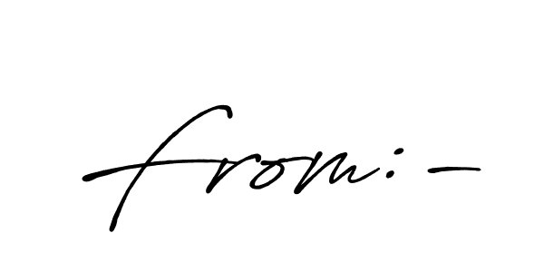 This is the best signature style for the From:- name. Also you like these signature font (Antro_Vectra_Bolder). Mix name signature. From:- signature style 7 images and pictures png