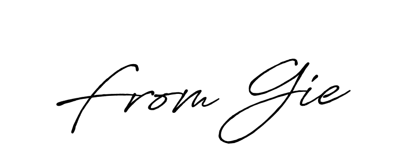 This is the best signature style for the From Gie name. Also you like these signature font (Antro_Vectra_Bolder). Mix name signature. From Gie signature style 7 images and pictures png