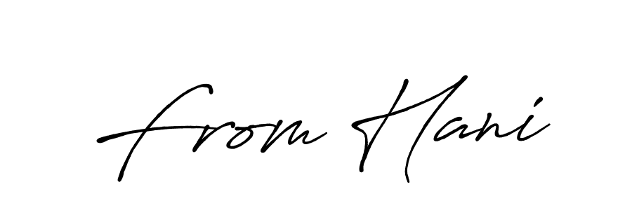 Here are the top 10 professional signature styles for the name From Hani. These are the best autograph styles you can use for your name. From Hani signature style 7 images and pictures png