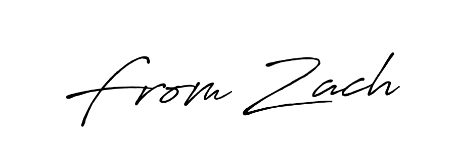 See photos of From Zach official signature by Spectra . Check more albums & portfolios. Read reviews & check more about Antro_Vectra_Bolder font. From Zach signature style 7 images and pictures png