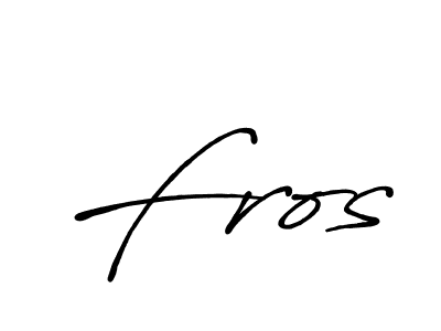 Make a beautiful signature design for name Fros. Use this online signature maker to create a handwritten signature for free. Fros signature style 7 images and pictures png